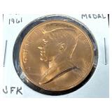 1961 INAUGURATION JFK MEDAL