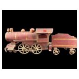 ANTIQUE CLARK HILL CLIMBER LOCOMOTIVE AND TENDER