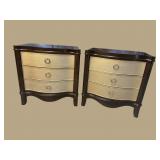 2 WALTER FURNITURE CONTEMPORARY NIGHTSTANDS
