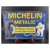 MICHELIN METALLIC ADVERTISING CAST IRON SIGN