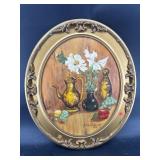 SIGNED JULIA SEBERT CIRCA 1972 PAINTING ON CANVAS