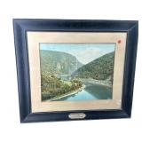 LACKAWANNA RAILROAD PRINT IN FRAME