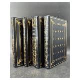4 INTERNATIONAL COLLECTORS LIBRARY LEATHER BOUND