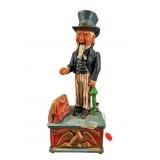 UNCLE SAM CAST IRON MECHANICAL BANK