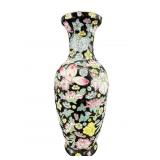 ORIENTAL FLORAL PORCELAIN VASE