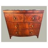 19TH CENT. MAHOGANY BUTLERS CHEST WITH DESK