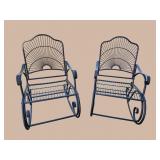 2 QUALITY IRON ROCKERS