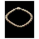 DESIGNER MILOR ITALY 950 STERLING SILVE BRACELET;