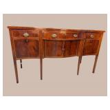 18TH CENTURY MAHOGANY HEPPLEWHITE INLAID AMERICAN