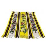 5 FT X 5 FT 4 IN HANDMADE NEEDLEPOINT THROW/RUG