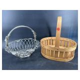 2 PC LOT BASKETS