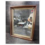 WALNUT SHADOW BOX MIRROR