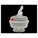 GILLINDER & SONS WESTWARD HO OVAL COMPOTE