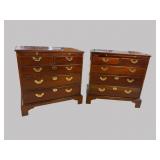 2 COUNCIL SOLID MAHOGANY CHESTS