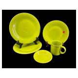 MISC LOT OF LIME GREEN FIESTA CHINA
