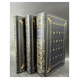 3 INTERNATIONAL COLLECTORS LIBRARY LEATHER BOUND