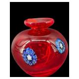 MURANO STYLE ART GLASS BUD VASE
