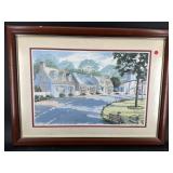 JERRY MILLER STREET SCENE WATERCOLOR PRINT