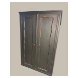 ANTIQUE POPLAR CHIMNEY CUPBOARD