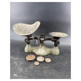 ANTIQUE CAST IRON DETECTO SCALE