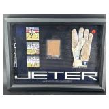 DEREK JETER SHADOW BOX WITH BATTING GLOVE AND