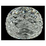 WATERFORD CRYSTAL HOLLOW DOME PAPERWEIGHT