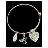 DESIGNER STERLING SILVER ANGEL ADJUSTABLE