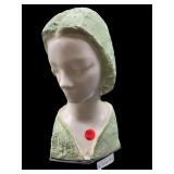 V. GLINSKY CERAMIC BUST SCULPTURE 
