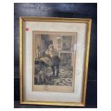 WALTER DENDY SADLER ETCHING HIS WEDDING MORN