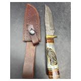 DAMASCUS FIXED BLADE KNIFE
