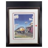 CARL OHLSON ARTIST PROOF RAILROAD PICTURE
