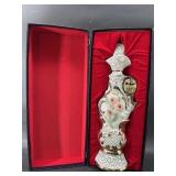 LARGE PORCELAIN JIM BEAM DECANTER IN BOX