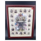 OUR HEROES AND OUR FLAGS PRINT