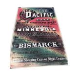 NORTHERN PACIFIC LINE RAILROAD POSTER