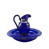 METROPOLITAN MUSEUM OF ART SARATOGA COBALT BLUE