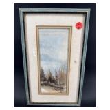 FORESTRY LANDSCAPE WATERCOLOR