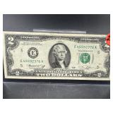 1976 $2 JEFFERSON NOTE, CIRCULATED