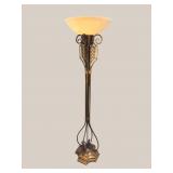 DECORATOR METAL TORCHIERE FLOOR LAMP