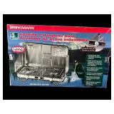 BRINKMANN STAINLESS STEEL PROPANE CAMPING STOVE