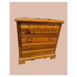 PINE 4 DRAWER BACHELORS CHEST WITH SLIDE