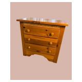 KINCAID PINE 3 DRAWER CHEST