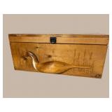 PINE DUCK DECOY LIFT TOP BOX