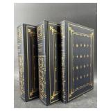 3 INTERNATIONAL COLLECTORS LIBRARY LEATHER BOUND