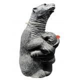 AARDIK COLLECTION STONE CARVED BEAR & ESKIMO