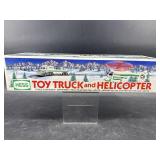 HESS TOY TRUCK AND HELICOPTER IN BOX