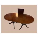 KITTINGER SOLID MAHOGANY DINING ROOM TABLE