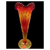 TALL AMBERINA VIKING FLARE TOP VASE
