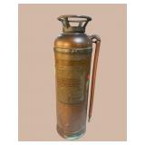 VINTAGE RED STAR FIRE EXTINGUISHER