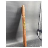 ANTIQUE BRASS AND WOODEN LEVEL
