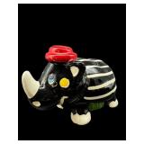 HAND MADE ITALIAN RHINO COIN BANK